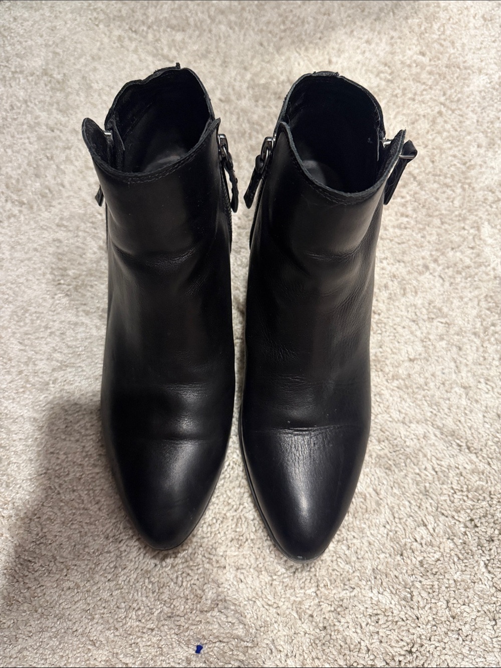 Frye- Classic Black Women's Ankle Boots - Sleek Pointed Toe